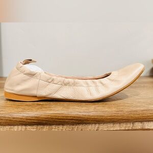BALLERETTE Rialto Woman Ballet Flats Beige Size 7 Soft Leather